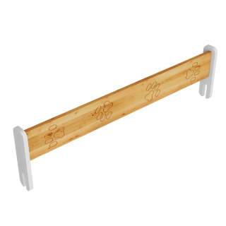 Bed rail - solid, oiled alder and pine wood