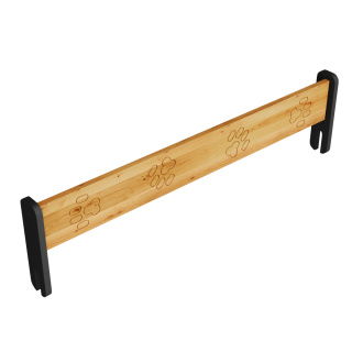 Bed rail - solid, oiled alder and pine wood