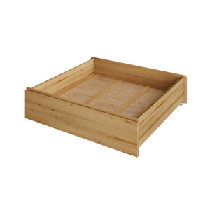 Underbed drawer for Silva bed - solid, lacquered alder wood